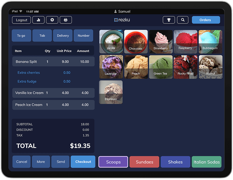 Point of sale
