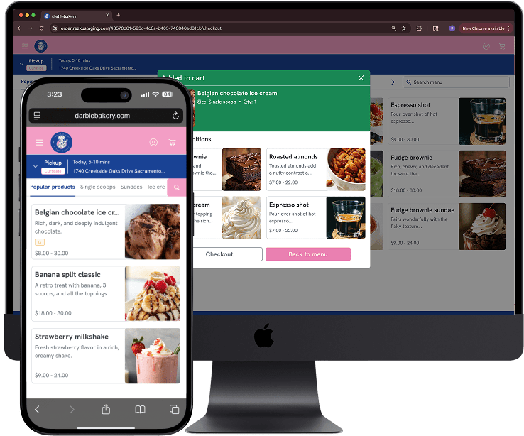 Online & QR ordering