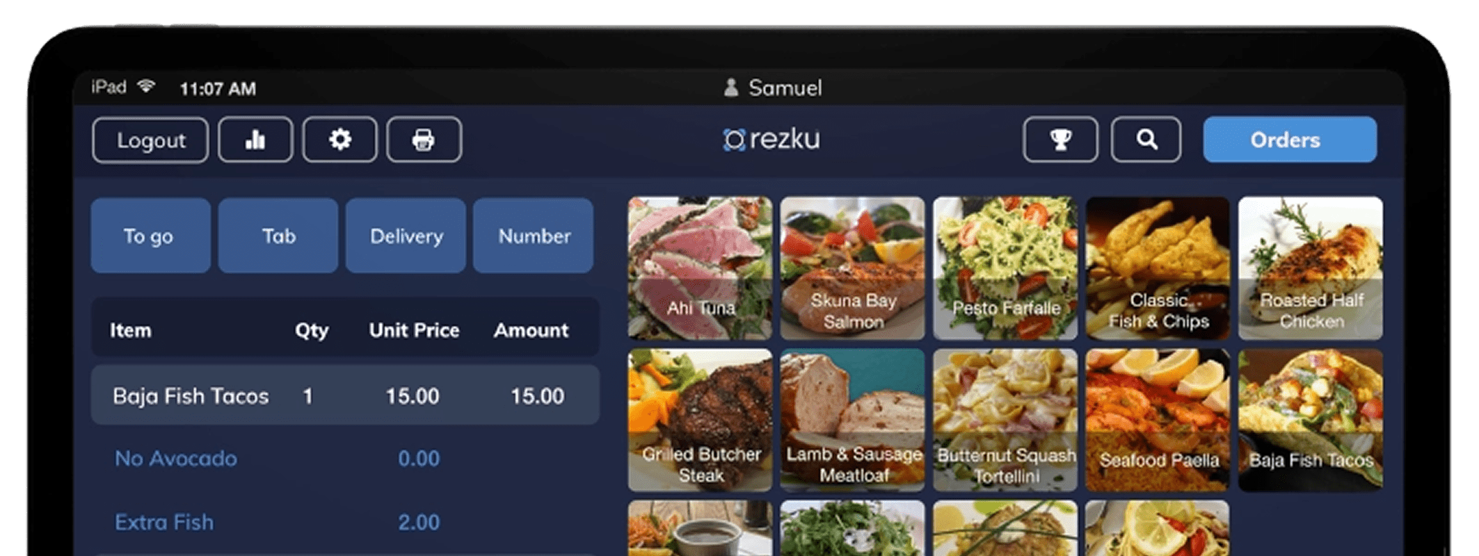 rezku food and beverage pos